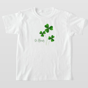 Niños felices camisetas del Día de San Patricio