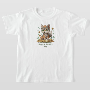 Niños felices camisetas del Día de San Patricio