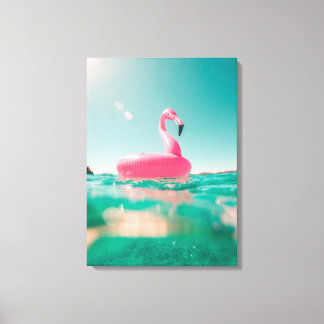 Niños Flamingo Rosa Sala Vestido De Arte Pared