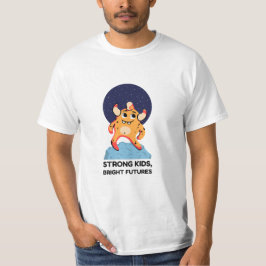 Niños fuertes, camiseta de futuro brillante