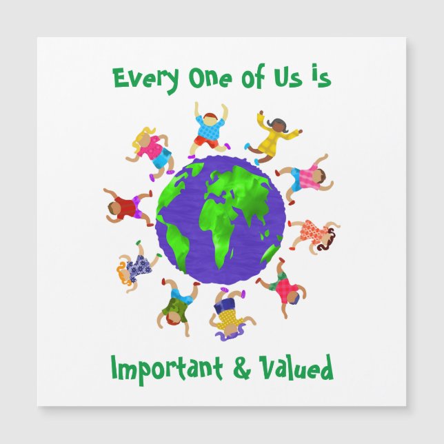 Niños importantes y valiosos (Anverso)