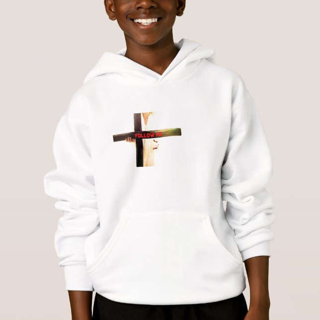 Niños Jesús Síganme Sweatshirt Hoodie (Anverso)