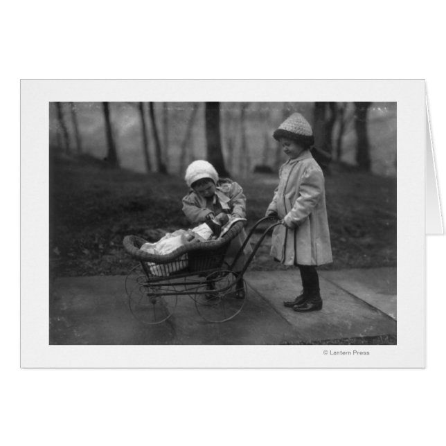 Niños jugando con muñeca Campbell Kid (Anverso (Horizontal))