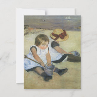 Niños Jugando en la Playa de Mary Cassatt