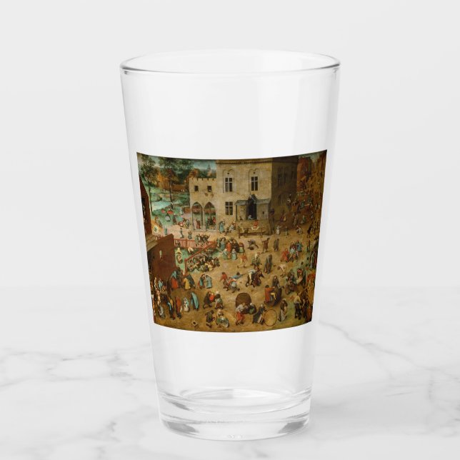 Niños jugando juegos (Pieter Bruegel el mayor) (Anverso)