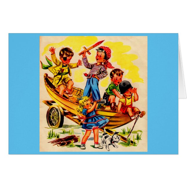 niños jugando pirata (Anverso (Horizontal))