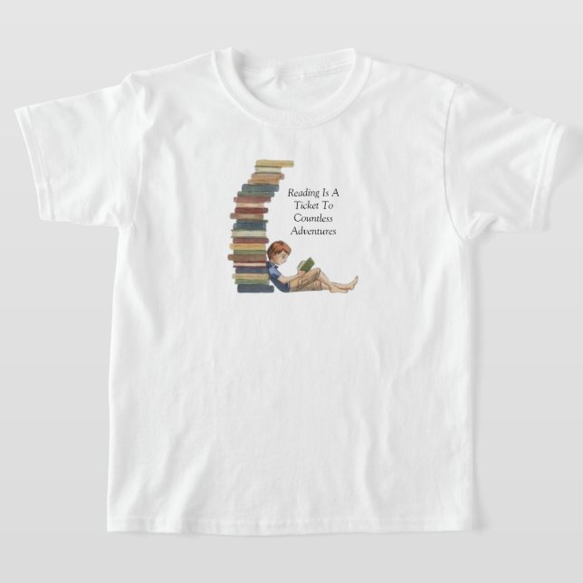Niños leyendo camiseta (Distribución)