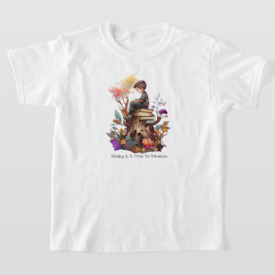 Niños leyendo camiseta