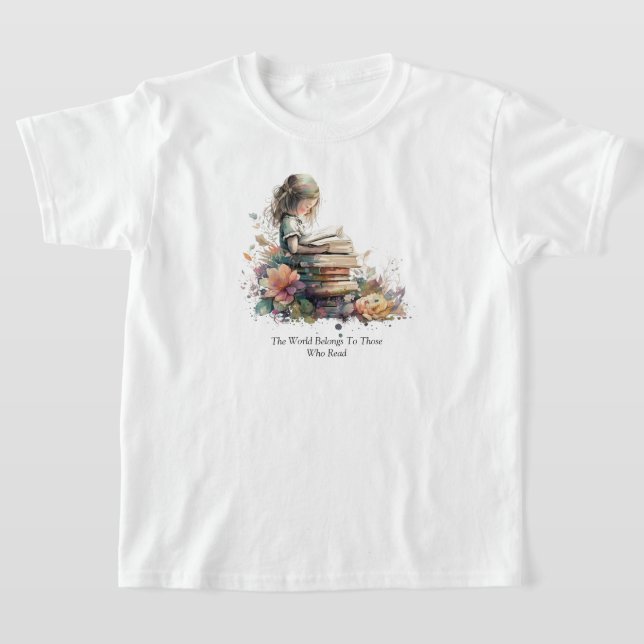 Niños leyendo camiseta (Distribución)
