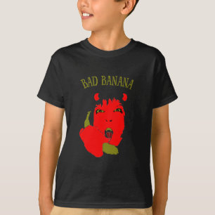 Niños Mala camiseta bananera