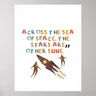 Niños Meditación Art Poster Decoración