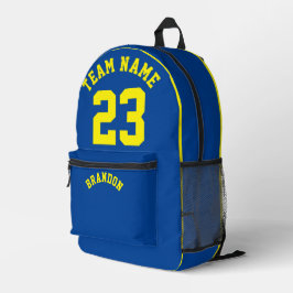 Niños mochila niños baloncesto deportes azul y