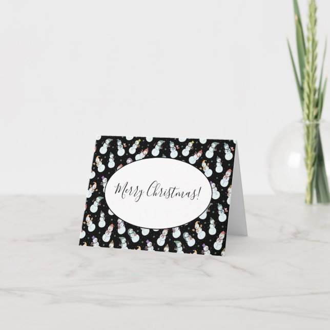 Niños Navidades acribillan a hombre de nieve en Go (Anverso)