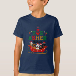 Niños Navidades Camiseta De Cañón De Perro - Época