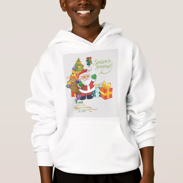 Niños Navidades hoodie (Anverso)