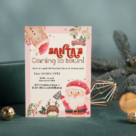 Niños navidades pequeños Invitación de fiesta de v