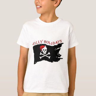 Niños Navidades piratas camiseta