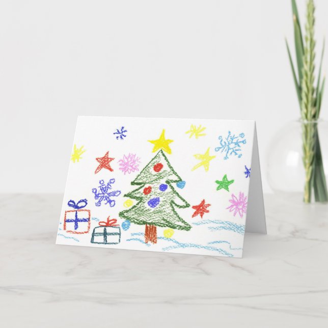 Niños Navidades Tarjeta para que se lo den a cualq (Anverso)