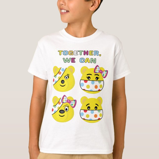 Niños necesitados de la BBC - Camiseta del oso Pud (Anverso)