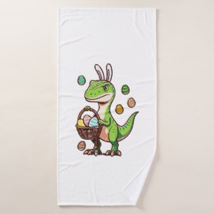 Niños Pascua Dinosaurio Trex Huevo Caza Chicos Par