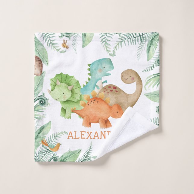 Niños pequeños dinosaurios (Toallita)