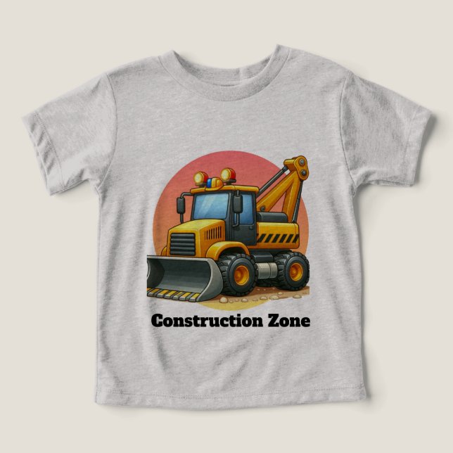 Niños pequeños geniales construcción personalizabl (Diseño delantero )