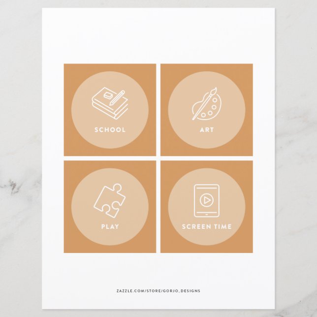 Niños Pequeños Tarjetas Rutinarias Diarias Program (Anverso)