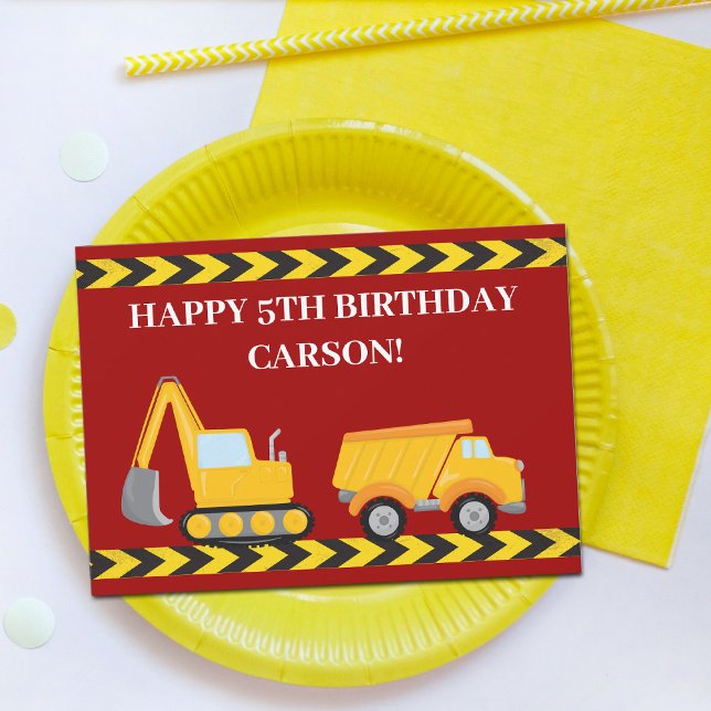 Niños personalizados Dump Camión Camión Rojo Boys  (Subido por el creador)