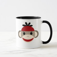 Niños personalizados golpean la taza de mono