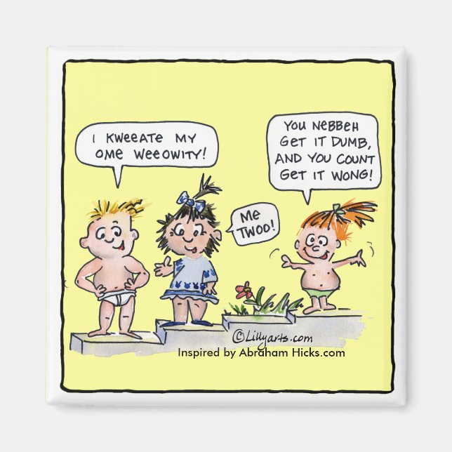 Niños personalizados Yo Creo Mi Propio Imán De Rea (Frente)