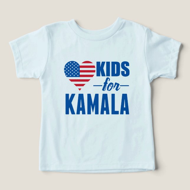 Niños por Kamala, burda demócrata (Diseño delantero )