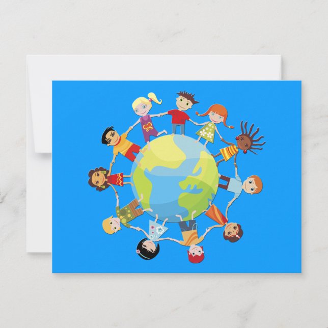 Niños por la paz mundial (Anverso)