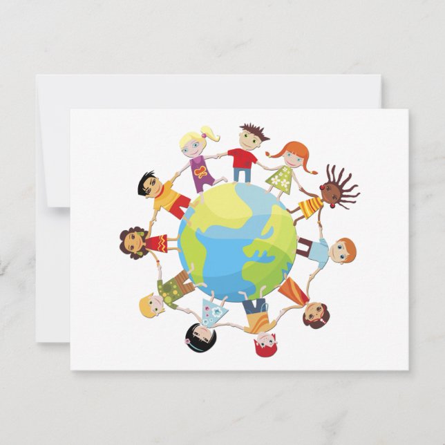 Niños por la paz mundial (Anverso)