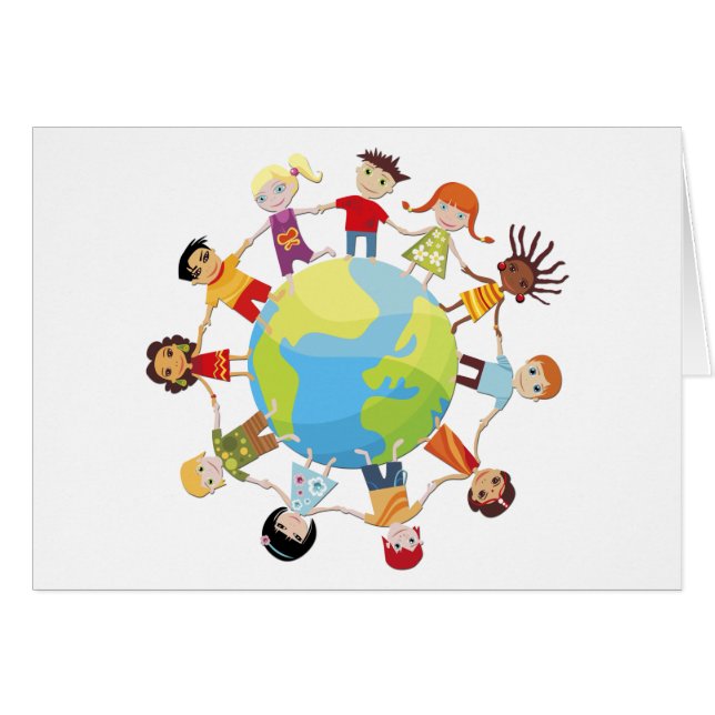 Niños por la paz mundial (Anverso (Horizontal))