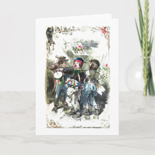 Niños que hacen navidad de la música