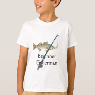Niños que pescan la camiseta del REGALO
