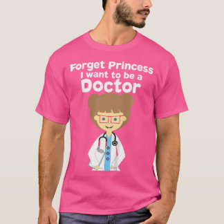 Niños Que Quiero Ser Camisa Médico. Niña pequeña