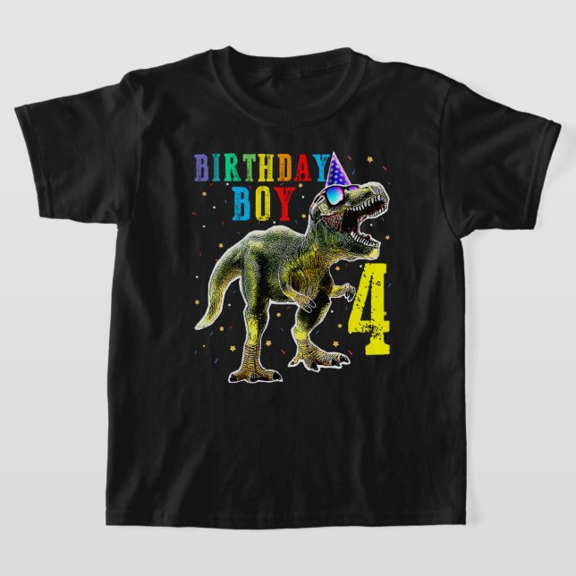 Niños Rawr Tengo 44 años Camisetas de dinosaurios  (Distribución)