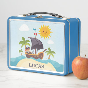 Niños recortan barco pirata personalizado