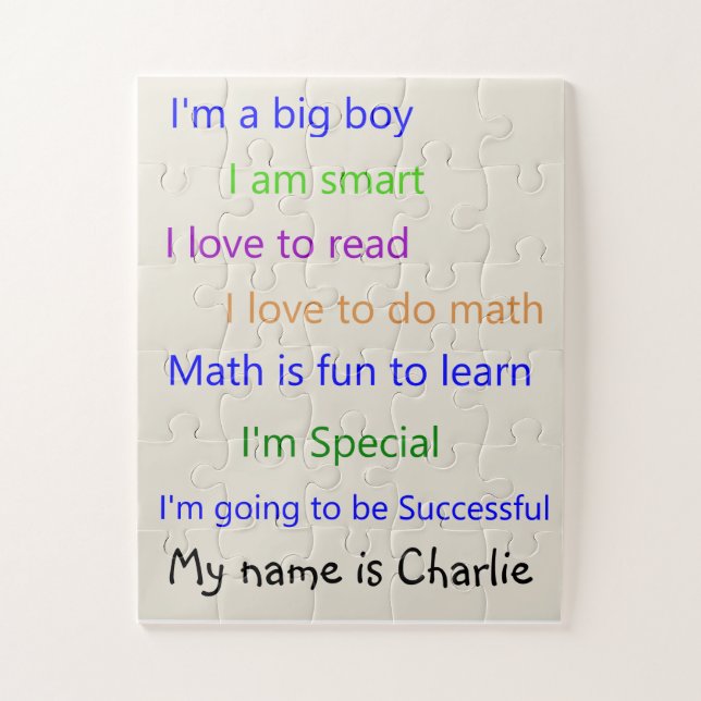 Niños rompecabezas Soy especial (Vertical)