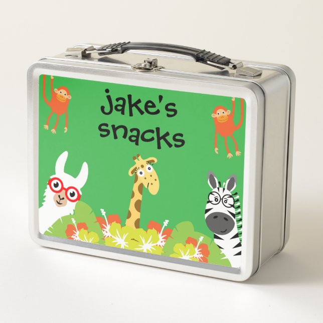 Niños Safari Comida Preescolar (Anverso)