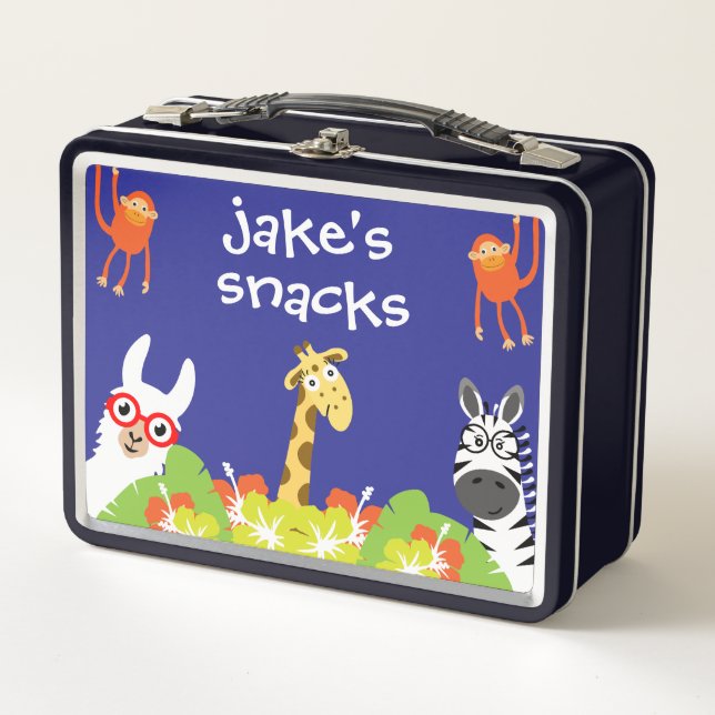 Niños Safari Comida Preescolar (Anverso)