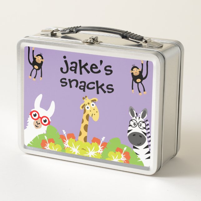 Niños Safari Comida Preescolar (Anverso)