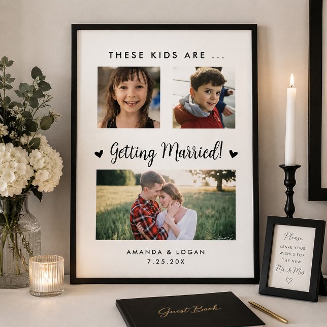 Niños Se Casan Póster Impreso Boda (Subido por el creador)