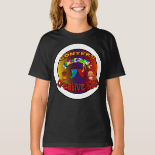 Niños se dedican a camisetas creativas para niños