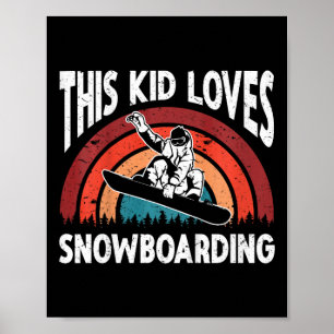 Niños Snowboard Arte Snowboard Invierno Guay Snowb