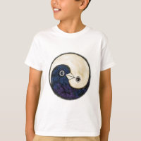 Niños sudaderas Yin Yang diseño con palomas"