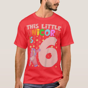 Niños Unicornio Camisa de Cumpleaños Chica Dabbi d