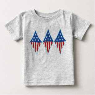 Niños y camisetas de diamantes de EE.UU.