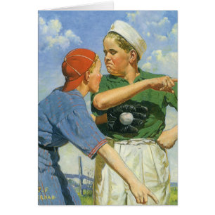 Niños y deportes de época, niños que juegan béisbo